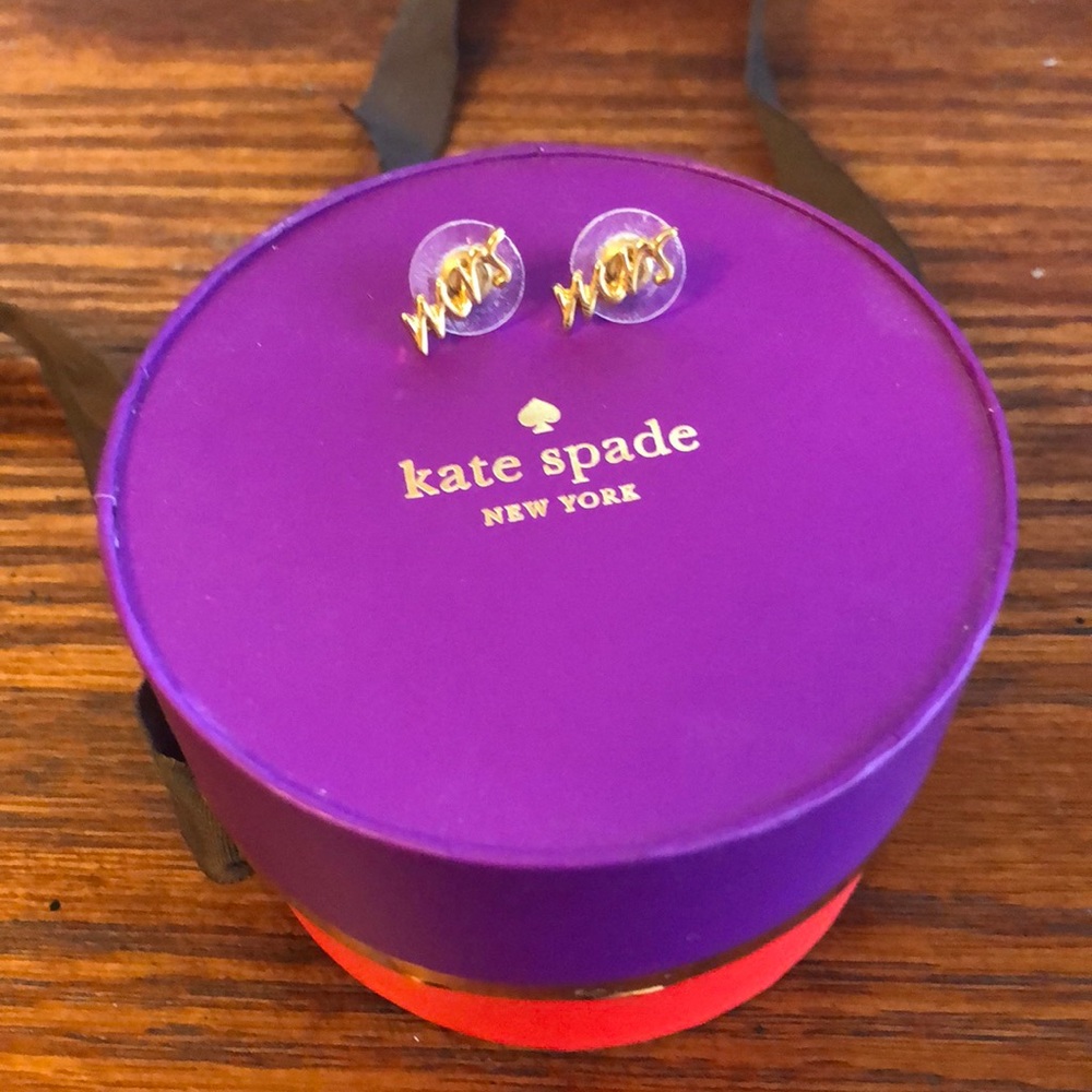 Kate Spade “Mrs” earrings